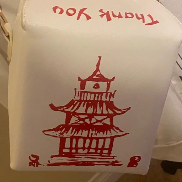 White Asian Themed T-Shirt Dress - Picture 6 of 16